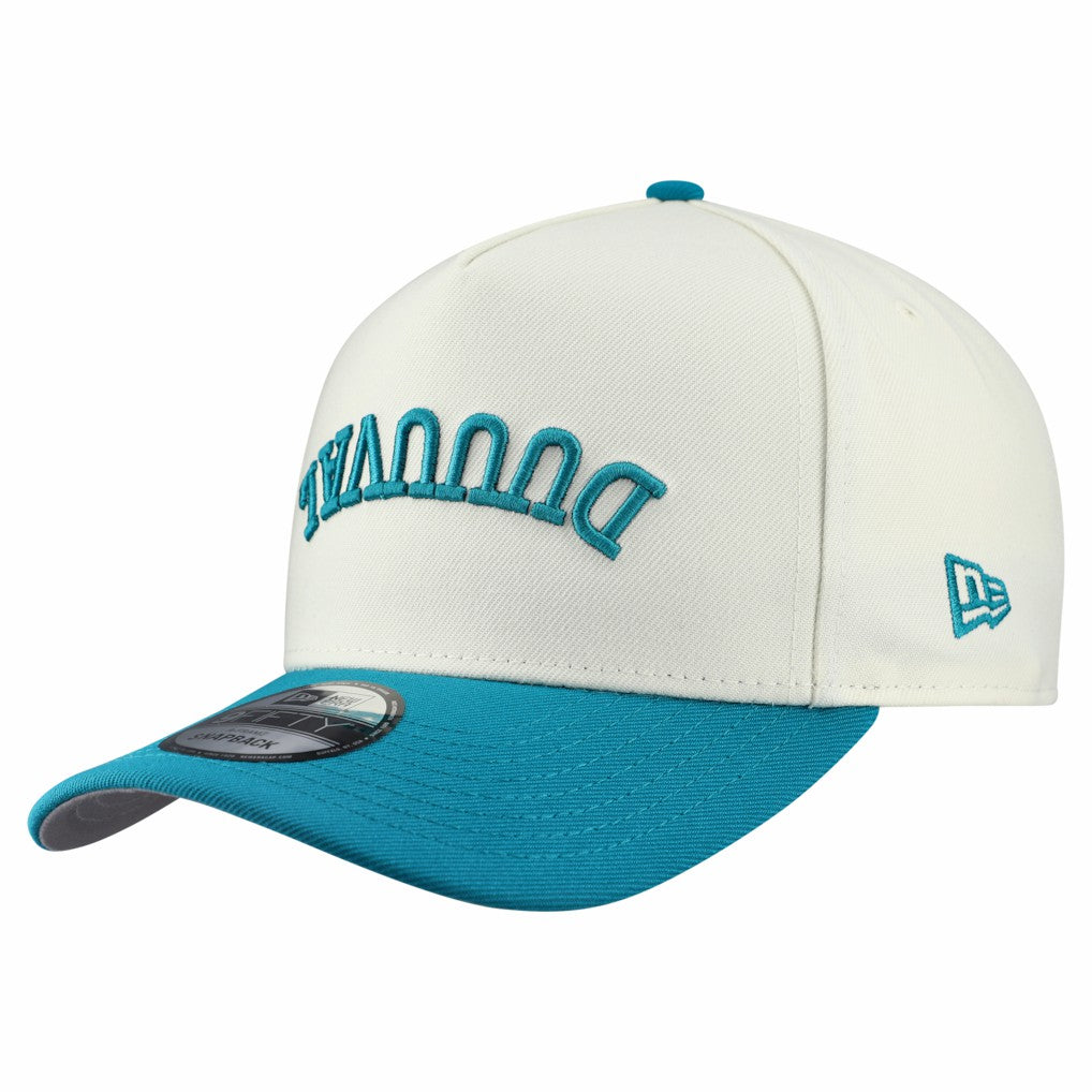Jacksonville Jaguars New Era Upside Down 9FIFTY A-Frame Snapback Hat - Cream - NFL