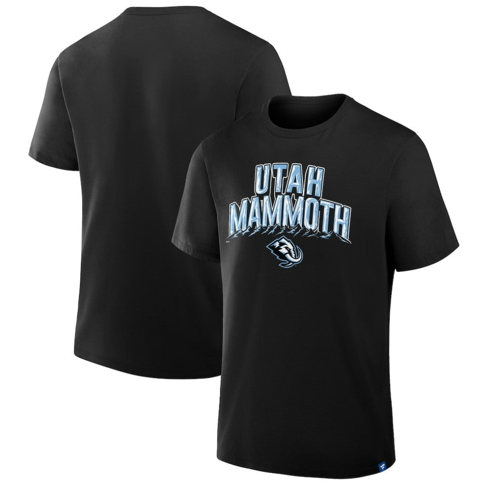Utah Mammoth Profile Male Adult Big & Tall Short Sleeve T-Shirt - Black | NHL on sale