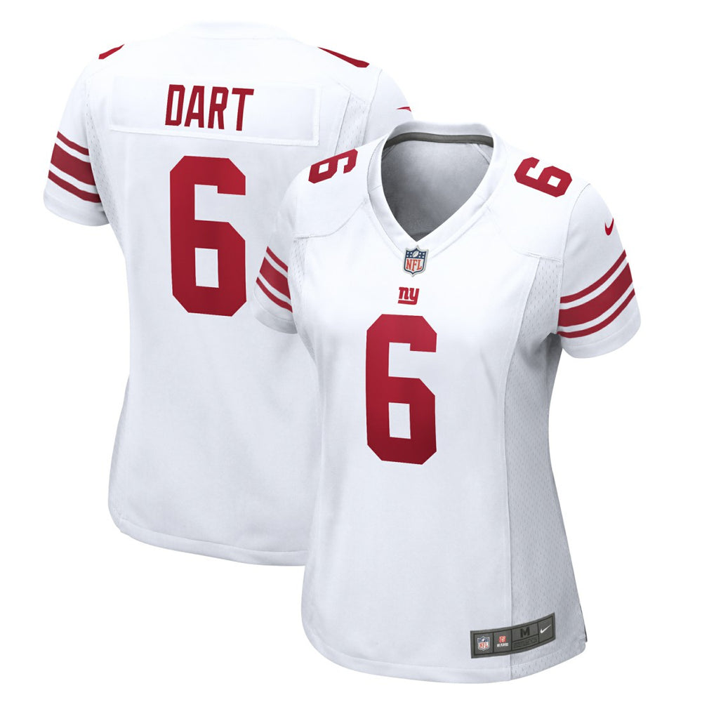 Jaxson Dart New York Giants Women's Game Jersey - White - Nike
