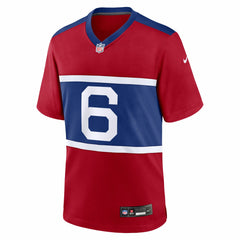 Jaxson Dart New York Giants Alternate Century Red Game Jersey - Red - Nike