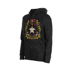 Houston Astros New Era Women's Día de Muertos Mineral Wash Hoodie Sweatshirt Discount