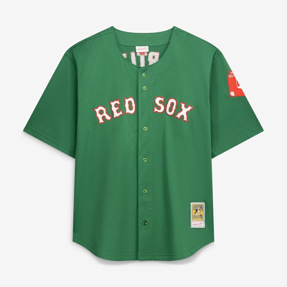 David Ortiz Boston Red Sox Mitchell & Ness Big & Tall Cooperstown Collection Mesh Batting Practice Jersey for sale