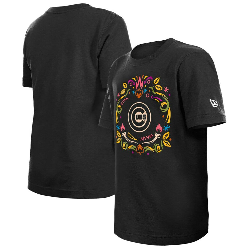 Chicago Cubs New Era Youth Día de los Muertos T-Shirt for sale