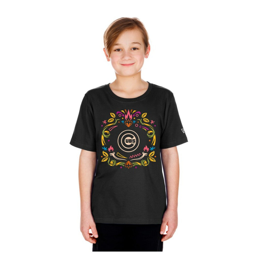 Chicago Cubs New Era Youth Día de los Muertos T-Shirt for sale