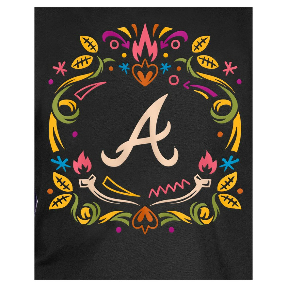 Atlanta Braves New Era Youth Día de los Muertos T-Shirt for sale
