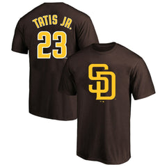 Fernando Tatis Jr. San Diego Padres Profile Big & Tall Player Name & Number T-Shirt Discount