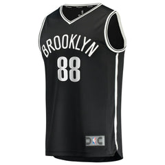 Fanatics Nolan Traoré Brooklyn Nets Fast Break Replica Jersey Black Icon Edition
