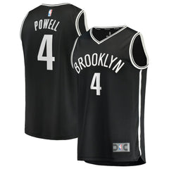 Fanatics Drake Powell Brooklyn Nets Fast Break Replica Jersey Black Icon Edition