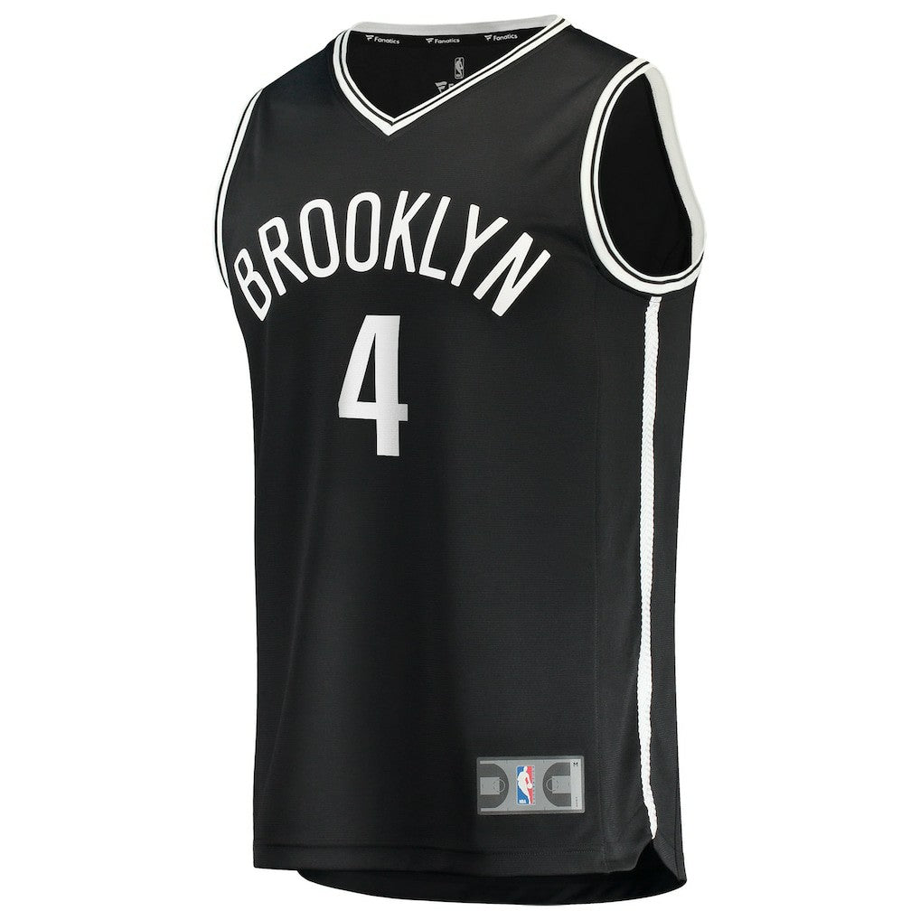 Fanatics Drake Powell Brooklyn Nets Youth Fast Break Replica Jersey Black Icon Edition