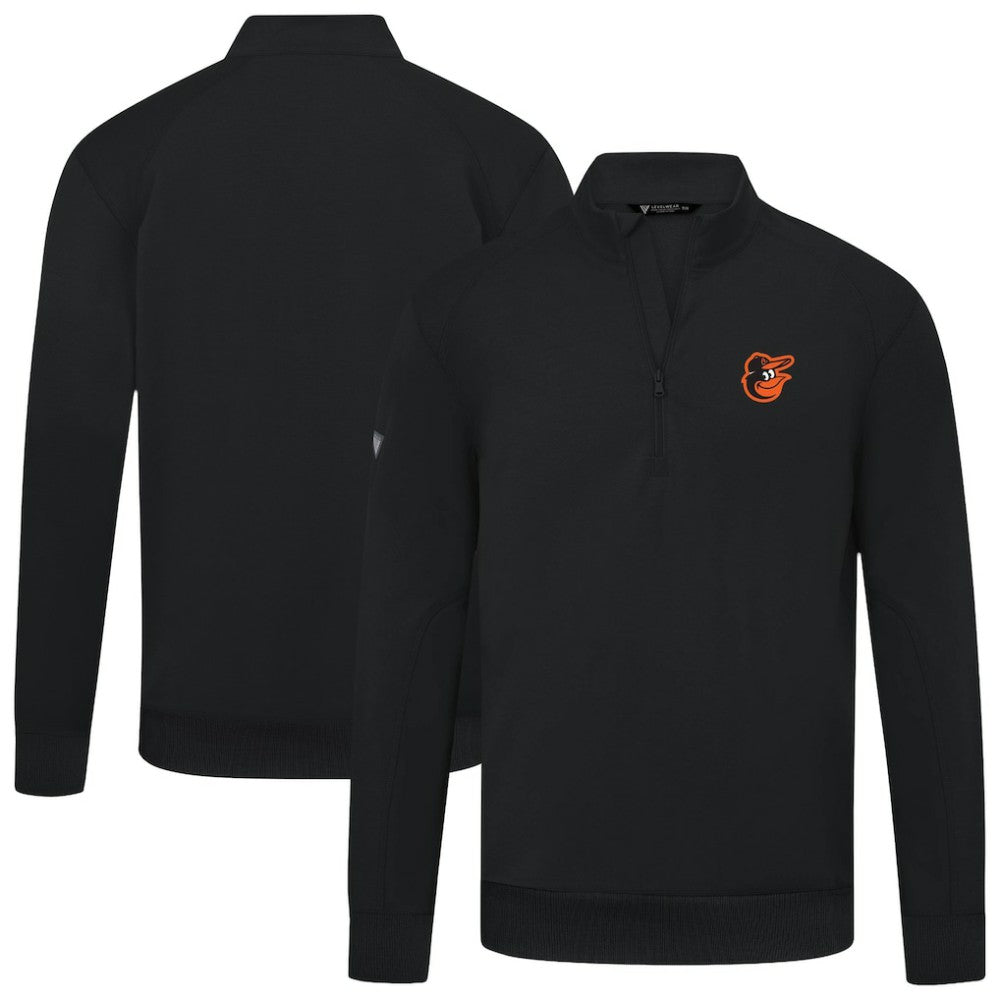 Baltimore Orioles Levelwear Upright Insignia Tri-Blend Quarter-Zip Pullover Outlet