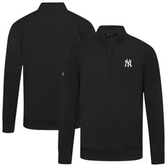 New York Yankees Levelwear Upright Insignia Tri-Blend Quarter-Zip Pullover Online