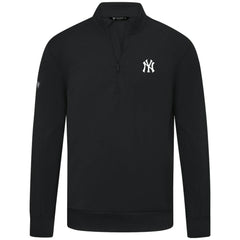 New York Yankees Levelwear Upright Insignia Tri-Blend Quarter-Zip Pullover Online