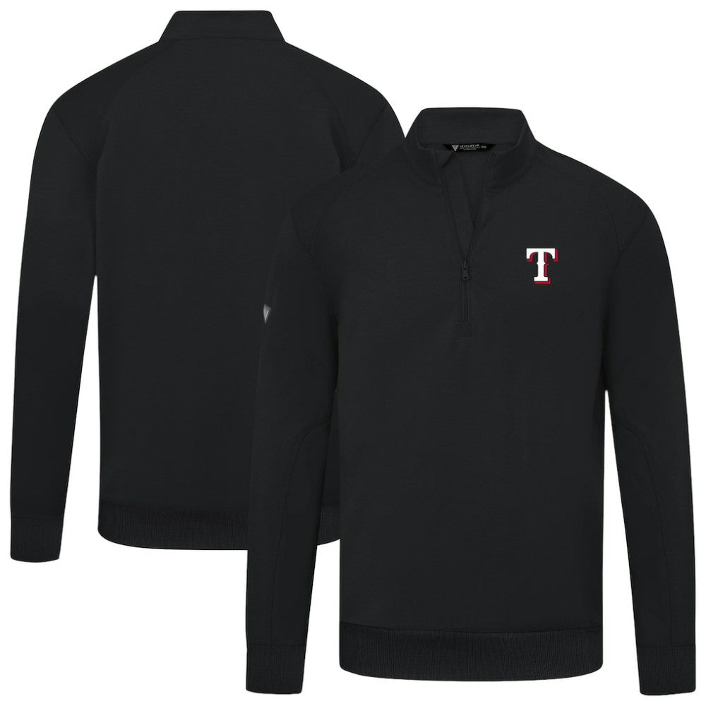 Texas Rangers Levelwear Upright Insignia Tri-Blend Quarter-Zip Pullover for sale