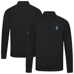 Seattle Mariners Levelwear Upright Insignia Tri-Blend Quarter-Zip Pullover Near Me