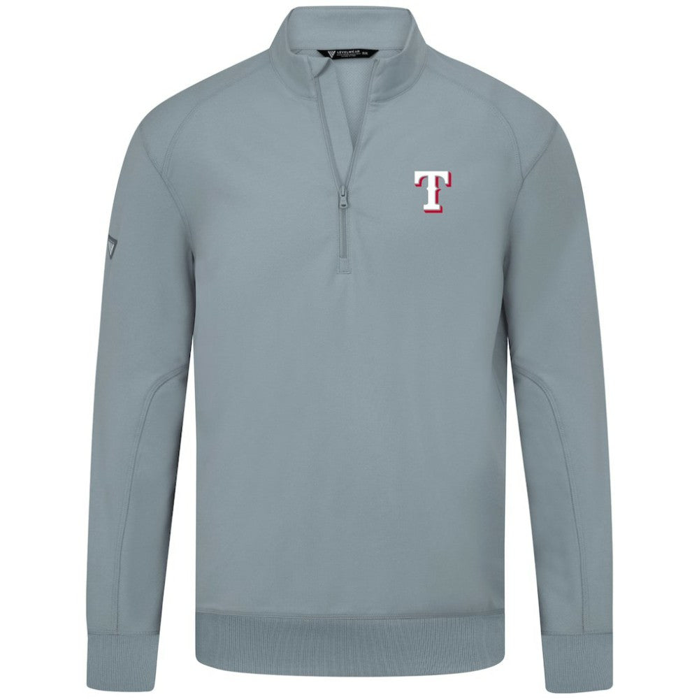 Texas Rangers Levelwear Upright Insignia Tri-Blend Quarter-Zip Pullover Near Me
