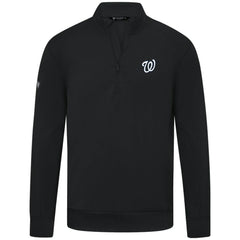 Washington Nationals Levelwear Upright Insignia Tri-Blend Quarter-Zip Pullover Outlet