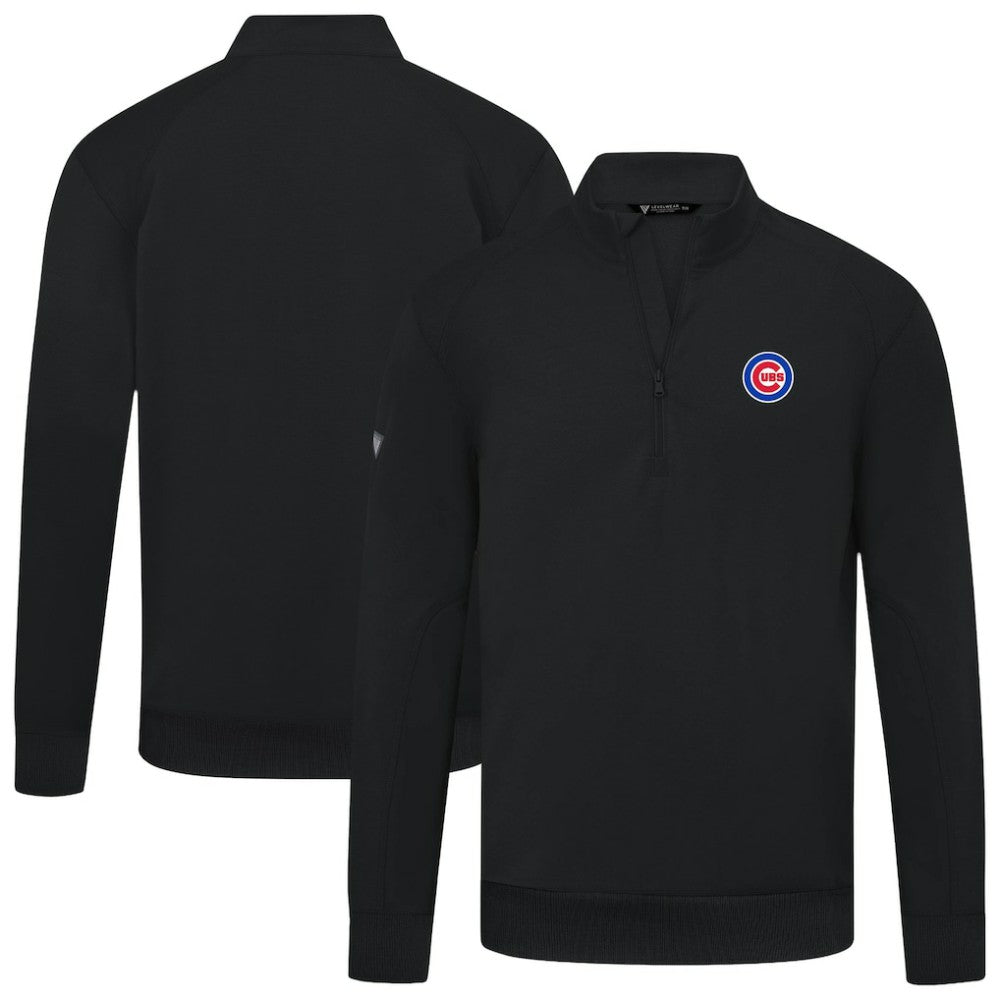 Chicago Cubs Levelwear Upright Insignia Tri-Blend Quarter-Zip Pullover Near Me