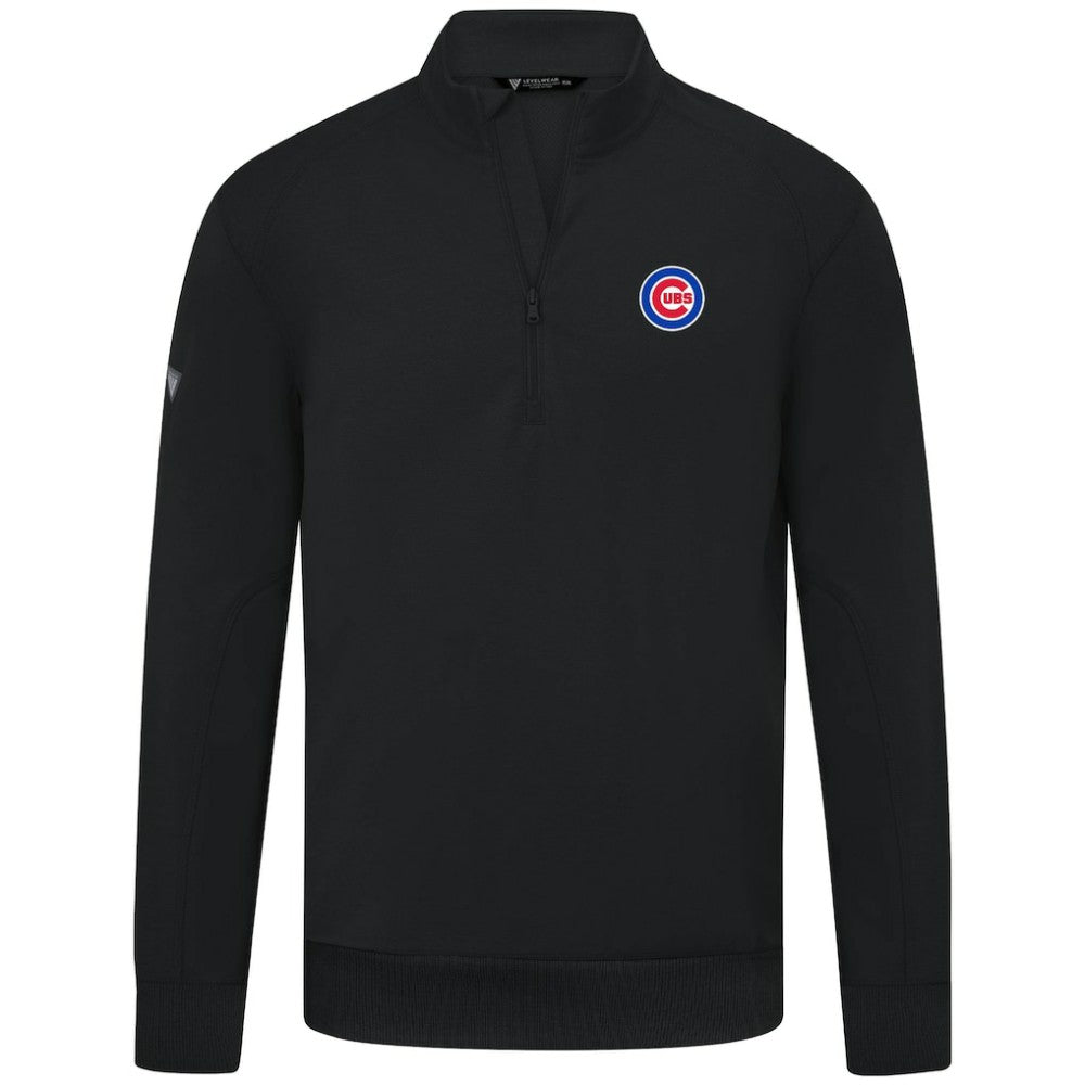 Chicago Cubs Levelwear Upright Insignia Tri-Blend Quarter-Zip Pullover Near Me