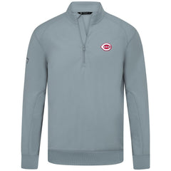 Cincinnati Reds Levelwear Upright Insignia Tri-Blend Quarter-Zip Pullover for sale