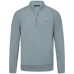 Colorado Rockies Levelwear Upright Insignia Tri-Blend Quarter-Zip Pullover Online