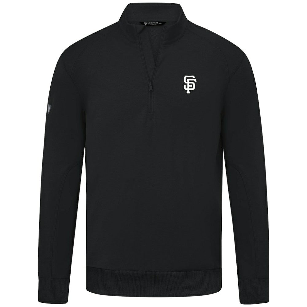 San Francisco Giants Levelwear Upright Insignia Tri-Blend Quarter-Zip Pullover Online