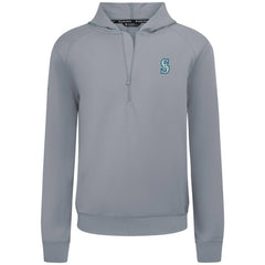 Seattle Mariners Levelwear Technic Insignia Quarter-Zip Hoodie Outlet