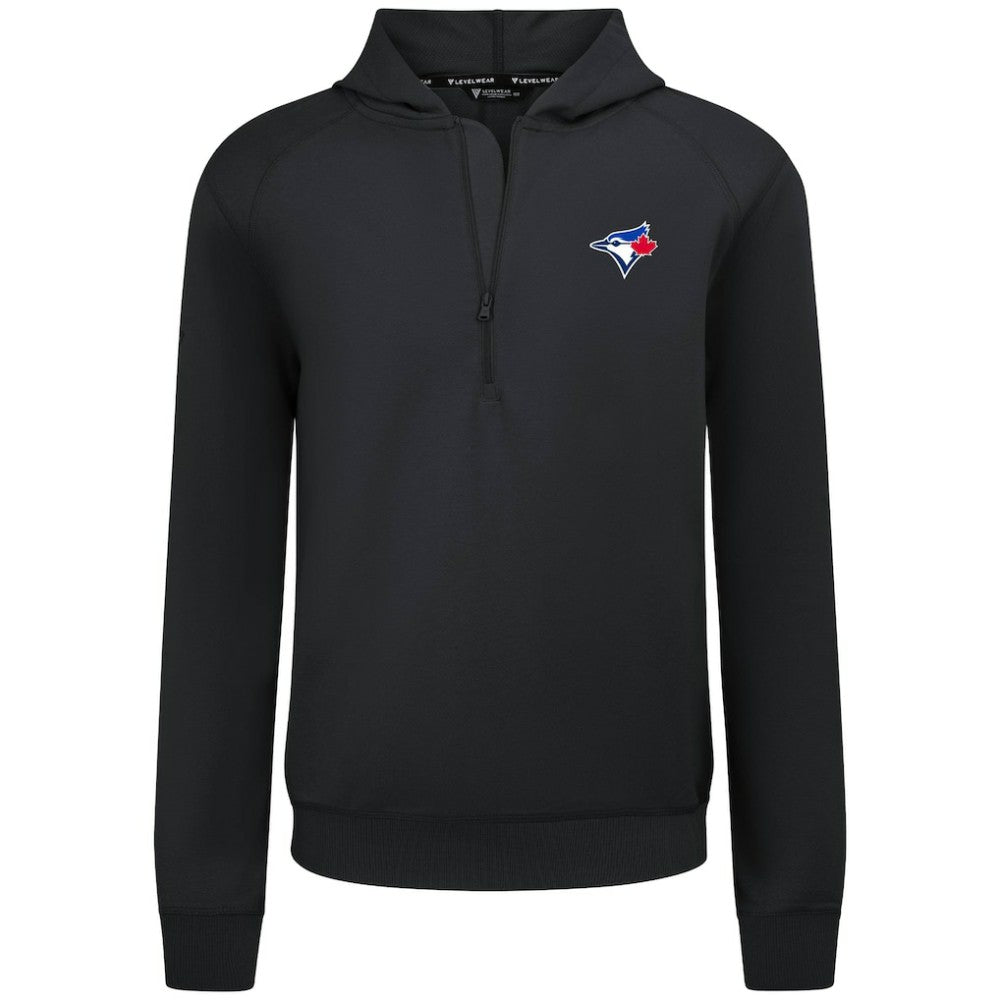 Toronto Blue Jays Levelwear Technic Insignia Quarter-Zip Hoodie Discount
