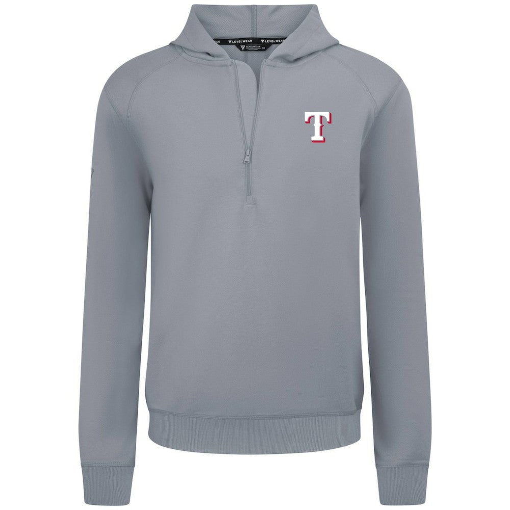 Texas Rangers Levelwear Technic Insignia Quarter-Zip Hoodie for sale