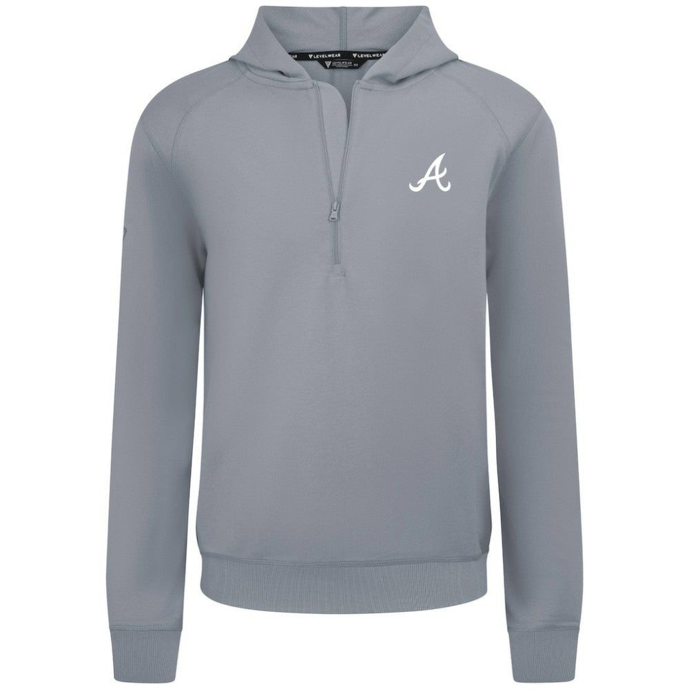Atlanta Braves Levelwear Technic Insignia Quarter-Zip Hoodie Online