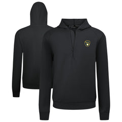 Milwaukee Brewers Levelwear Technic Insignia Quarter-Zip Hoodie for sale