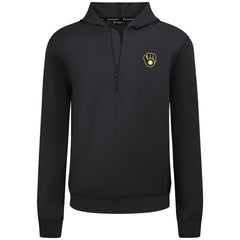 Milwaukee Brewers Levelwear Technic Insignia Quarter-Zip Hoodie for sale