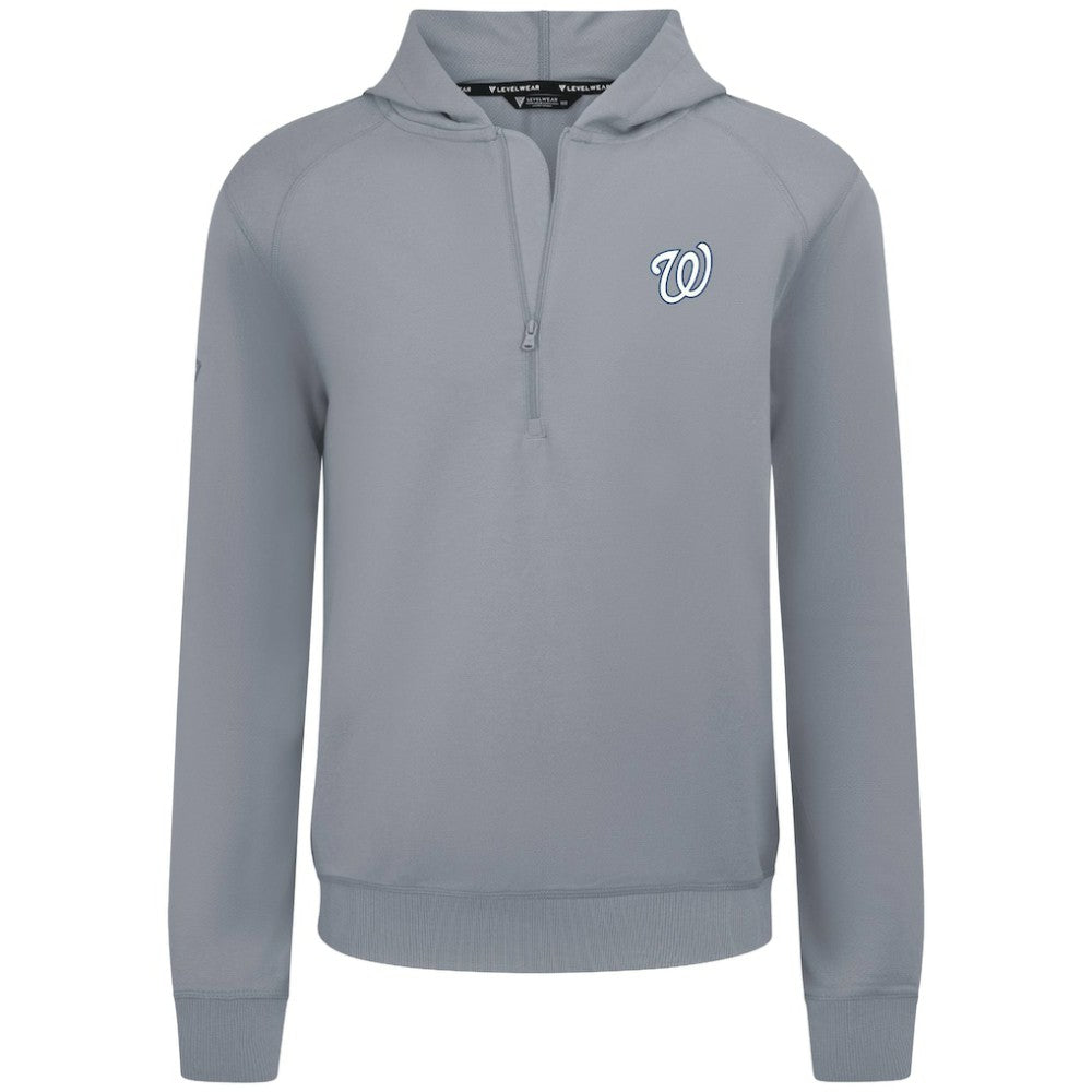 Washington Nationals Levelwear Technic Insignia Quarter-Zip Hoodie Near Me