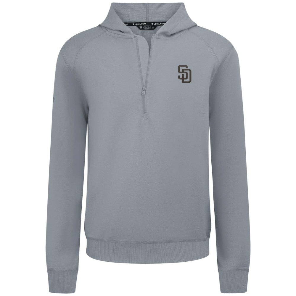 San Diego Padres Levelwear Technic Insignia Quarter-Zip Hoodie Online