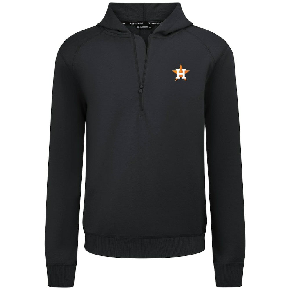 Houston Astros Levelwear Technic Insignia Quarter-Zip Hoodie for sale