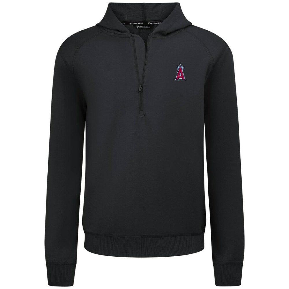 Los Angeles Angels Levelwear Technic Insignia Quarter-Zip Hoodie Discount