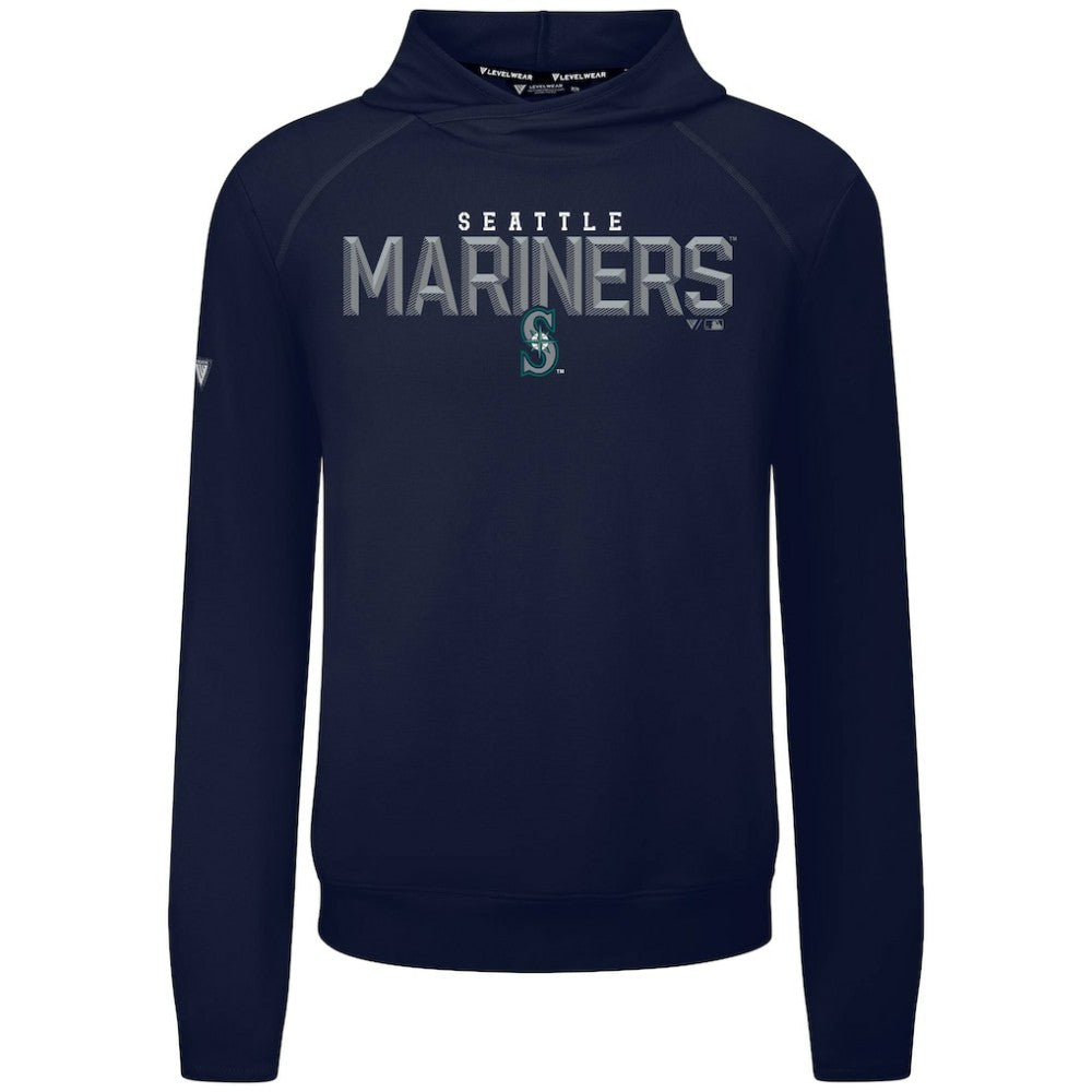 Seattle Mariners Levelwear Mandate Carve Tri-Blend Hoodie Sale