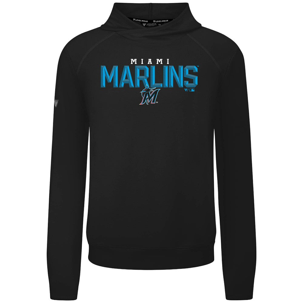 Miami Marlins Levelwear Mandate Carve Tri-Blend Hoodie Near Me