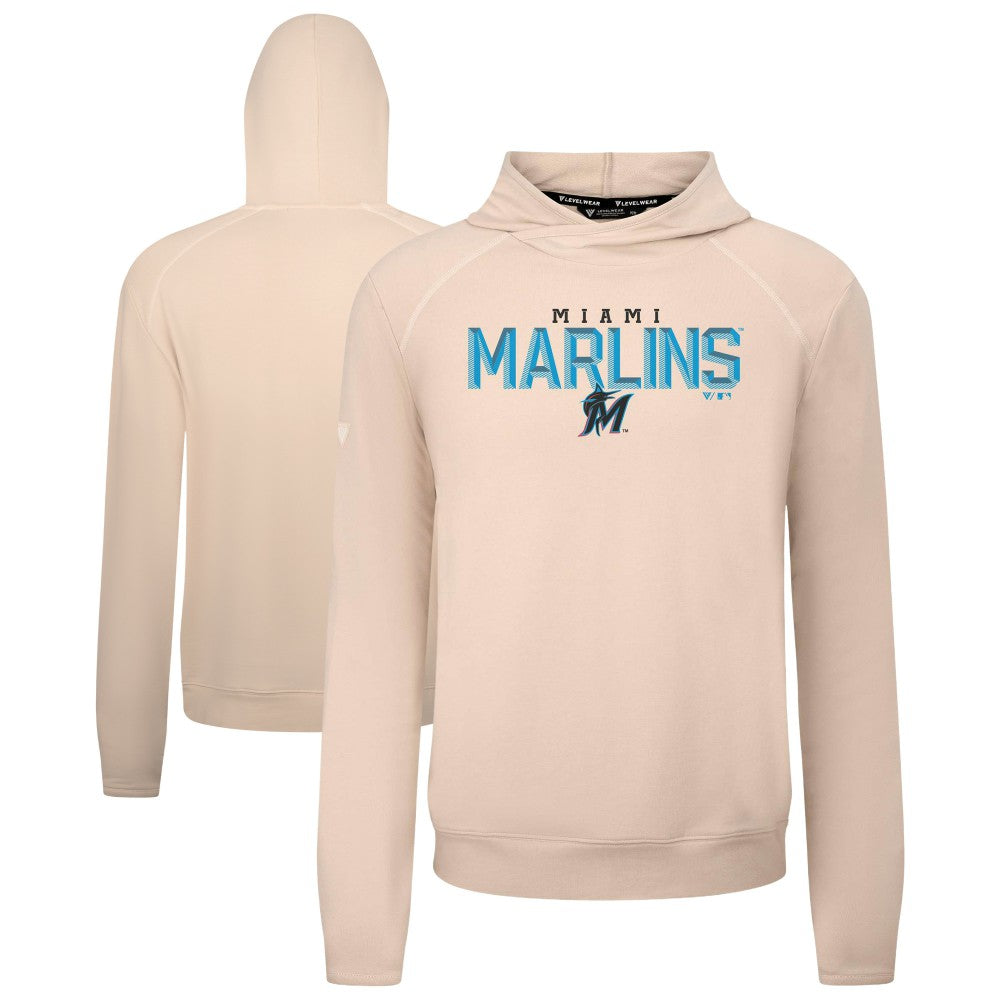 Miami Marlins Levelwear Mandate Carve Tri-Blend Hoodie Discount