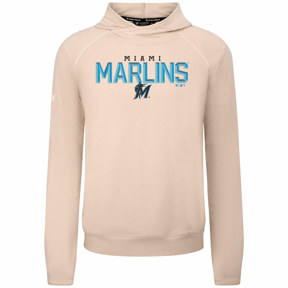 Miami Marlins Levelwear Mandate Carve Tri-Blend Hoodie Discount