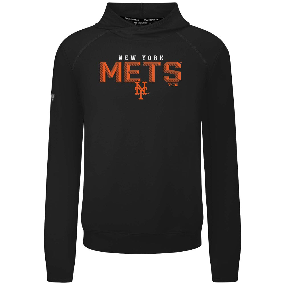 New York Mets Levelwear Mandate Carve Tri-Blend Hoodie Outlet