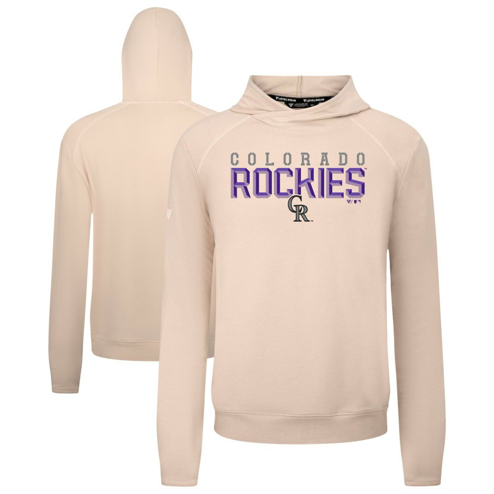 Colorado Rockies Levelwear Mandate Carve Tri-Blend Hoodie Discount