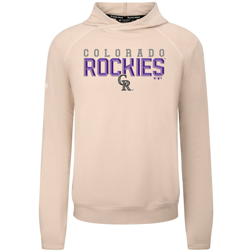 Colorado Rockies Levelwear Mandate Carve Tri-Blend Hoodie Discount