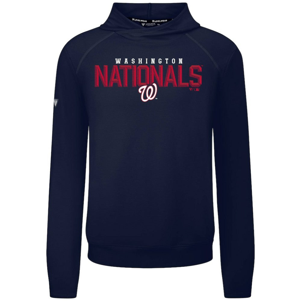 Washington Nationals Levelwear Mandate Carve Tri-Blend Hoodie Outlet
