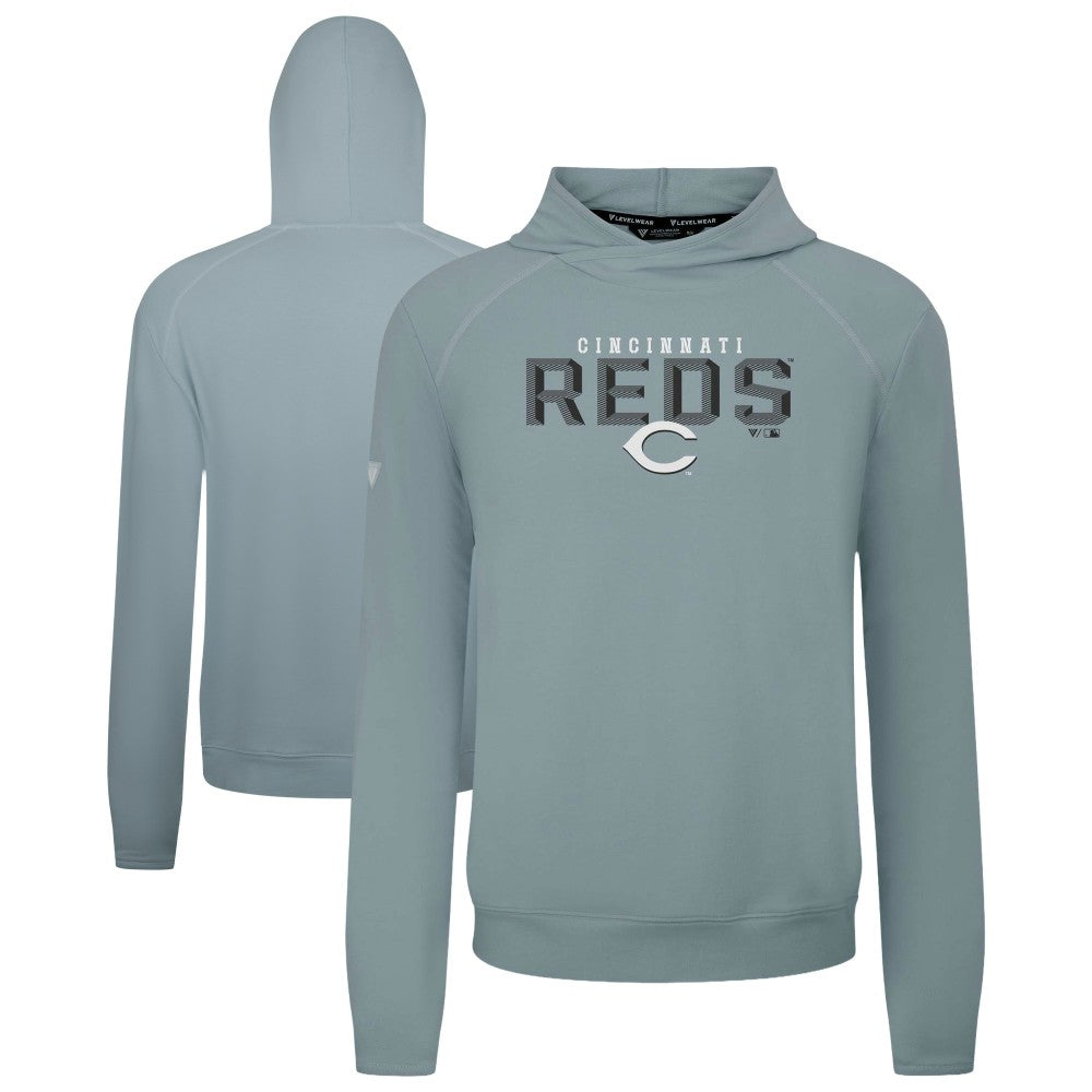 Cincinnati Reds Levelwear Mandate Carve Tri-Blend Hoodie Online