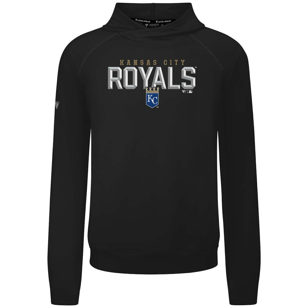 Kansas City Royals Levelwear Mandate Carve Tri-Blend Hoodie Outlet