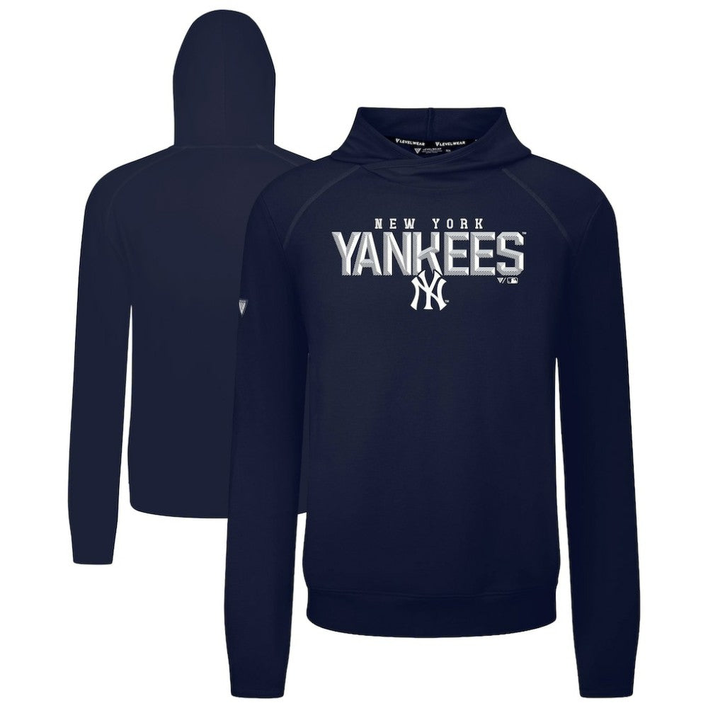 New York Yankees Levelwear Mandate Carve Tri-Blend Hoodie for sale