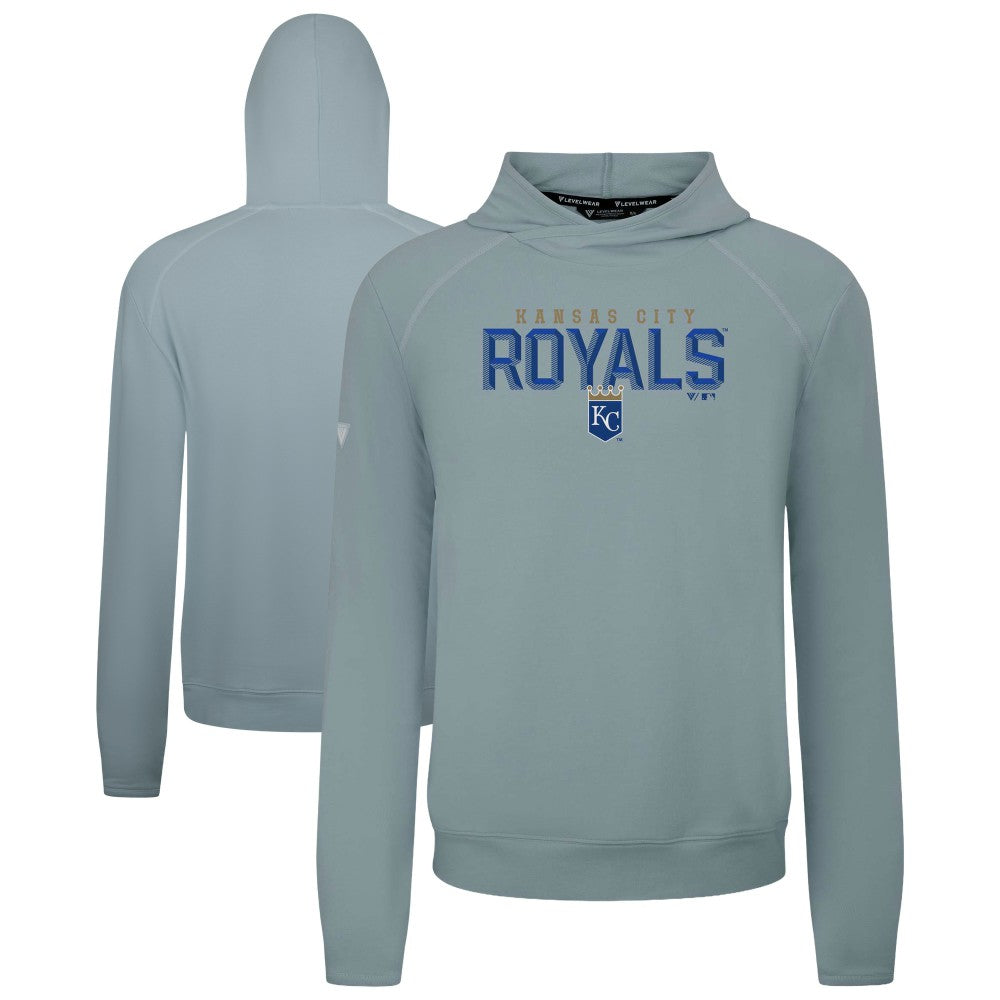 Kansas City Royals Levelwear Mandate Carve Tri-Blend Hoodie Discount