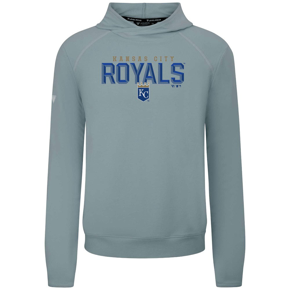 Kansas City Royals Levelwear Mandate Carve Tri-Blend Hoodie Discount