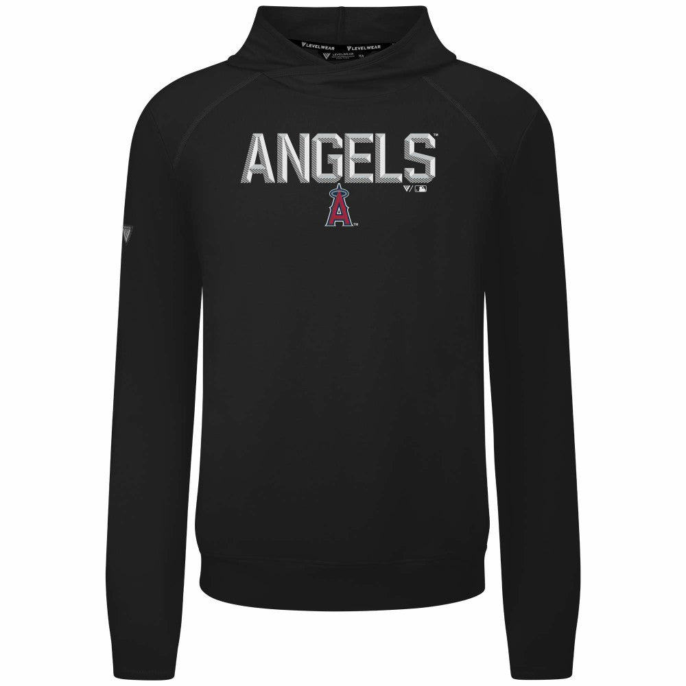 Los Angeles Angels Levelwear Mandate Carve Tri-Blend Hoodie Outlet