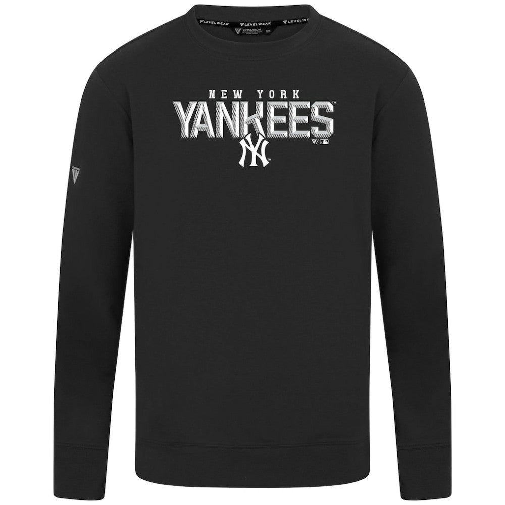 New York Yankees Levelwear Mandate Carve Tri-Blend Sweatshirt Outlet